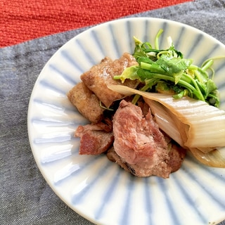 かもと下仁田ねぎの焼き煮♪